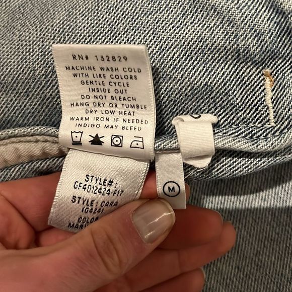 GRLFRND Cara Cropped Denim Jacket, Medium - Picture 9 of 10